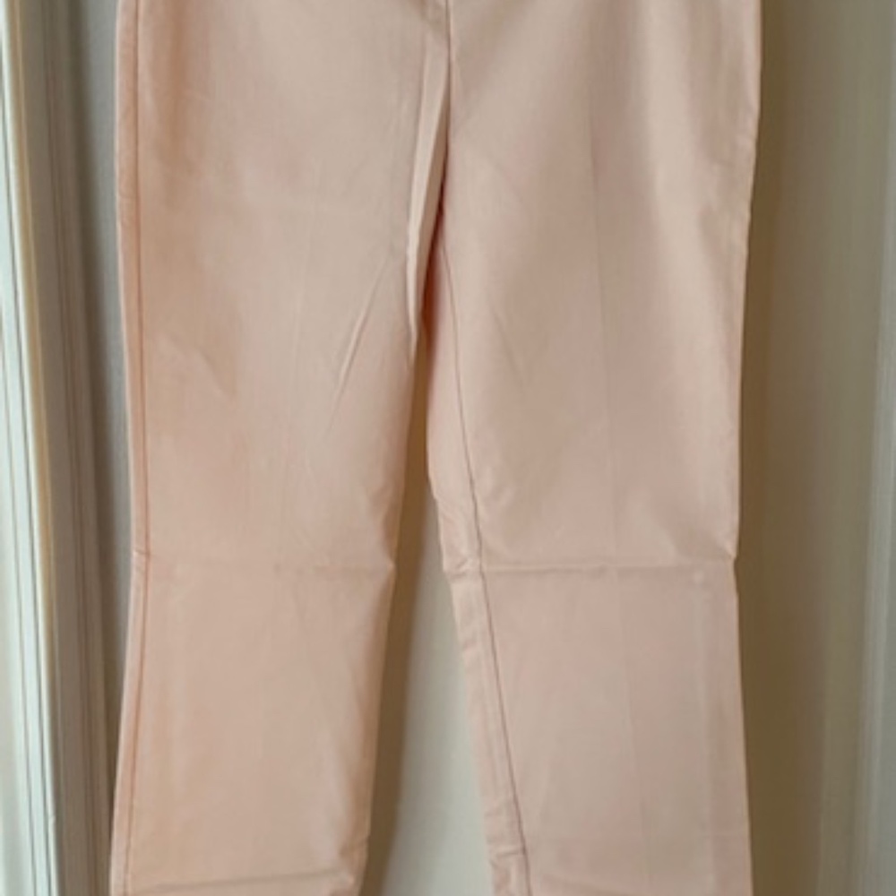 Alfani Pink Pull on Skinny Leg Crop Pants